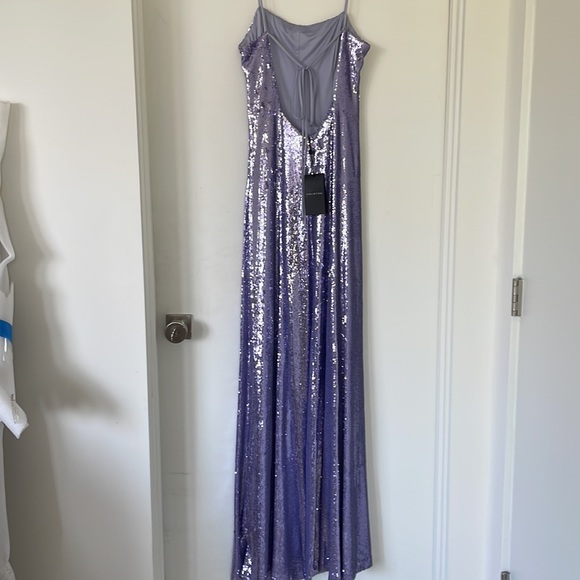 Charlotte sequence gown. Brand new sold out sexy backless gown in lavender. - Picture 6 of 9